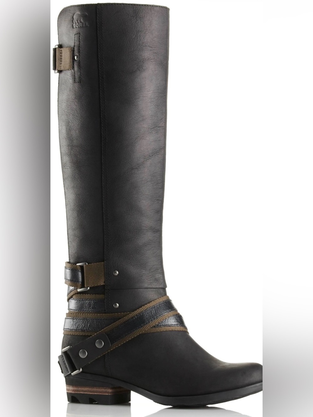 Sorel Lolla Tall Riding Boots in Black